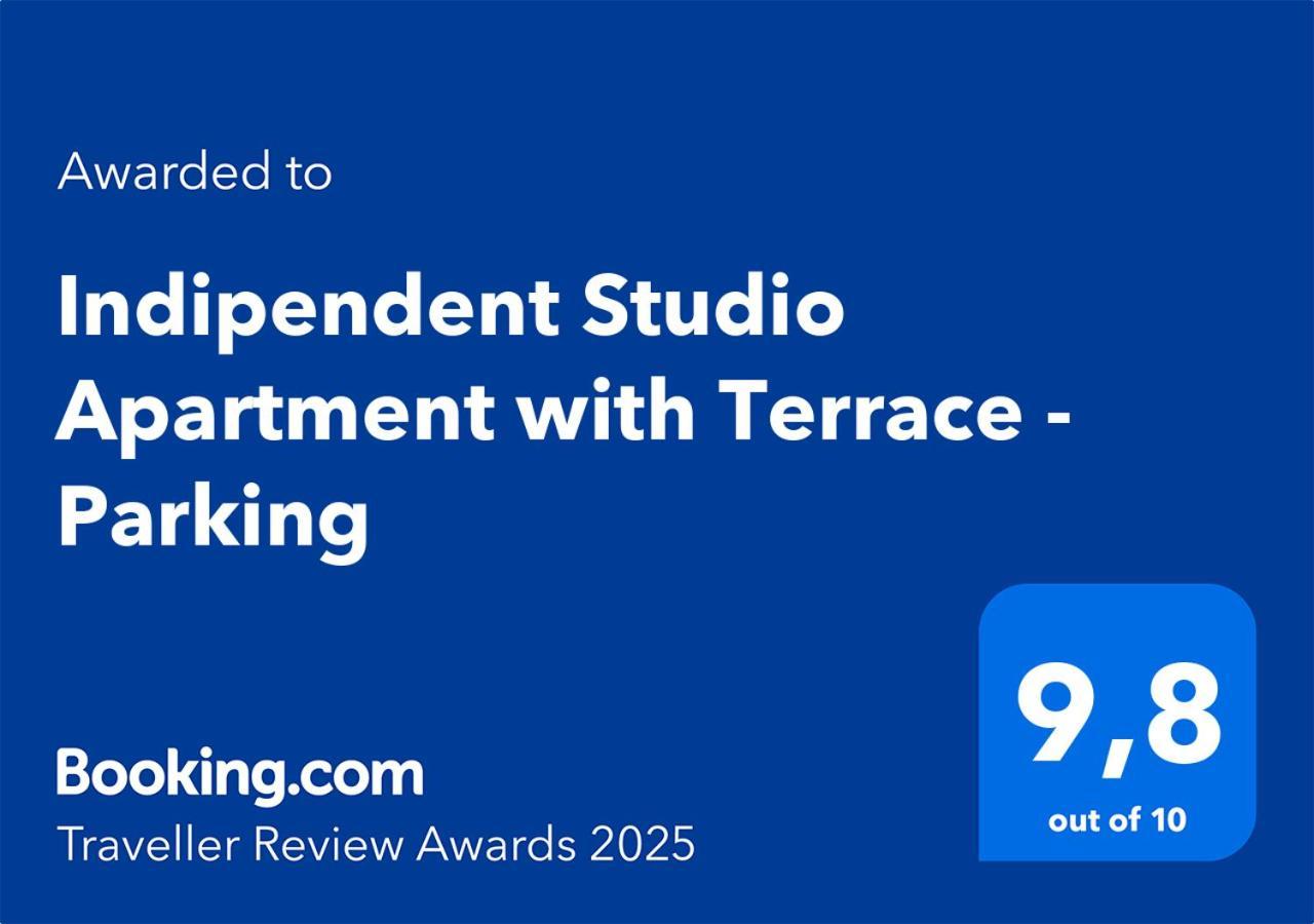 Indipendent Studio Apartment With Terrace - Parking Firenze Eksteriør bilde